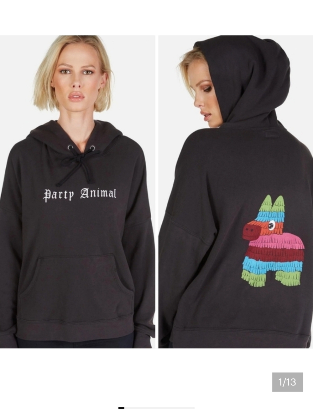 Lauren Moshi Melanie Party Animal hoodie